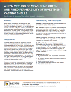 
A-New-Method-of-Measuring-Green-and-Fired-Permeability-of-Investment-Casting-Shells